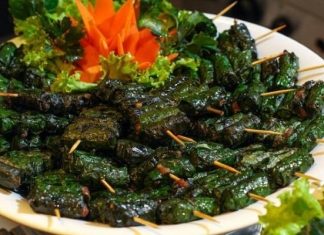 Cách làm bò nướng lá lốt ngon từ thịt – ngọt từ mắm nêm