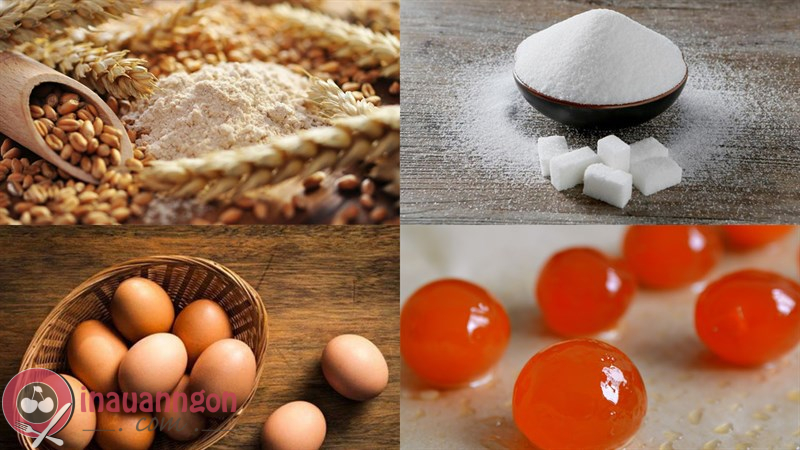 Cách làm bánh bông lan trứng muối sốt phô mai với nguyên liệu đơn giản