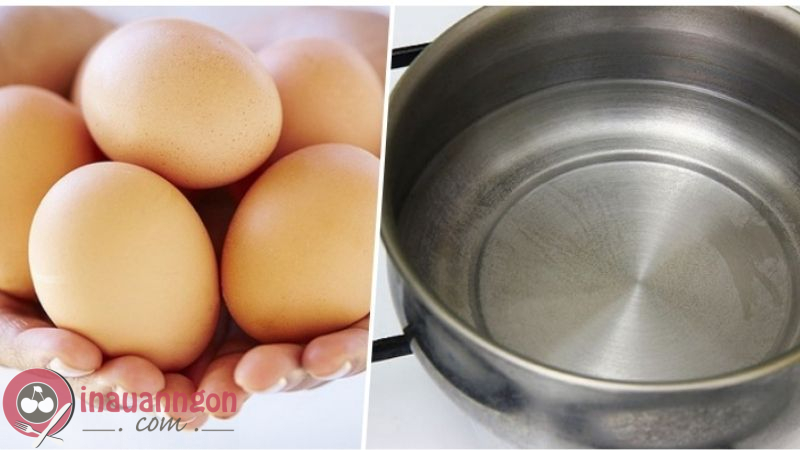 Nguyên liệu cần để làm trứng luộc cực kỳ đơn giản