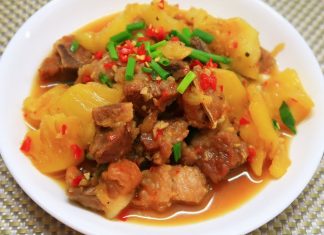 Công thức làm thịt kho dứa đơn giản nhưng đậm vị khó quên
