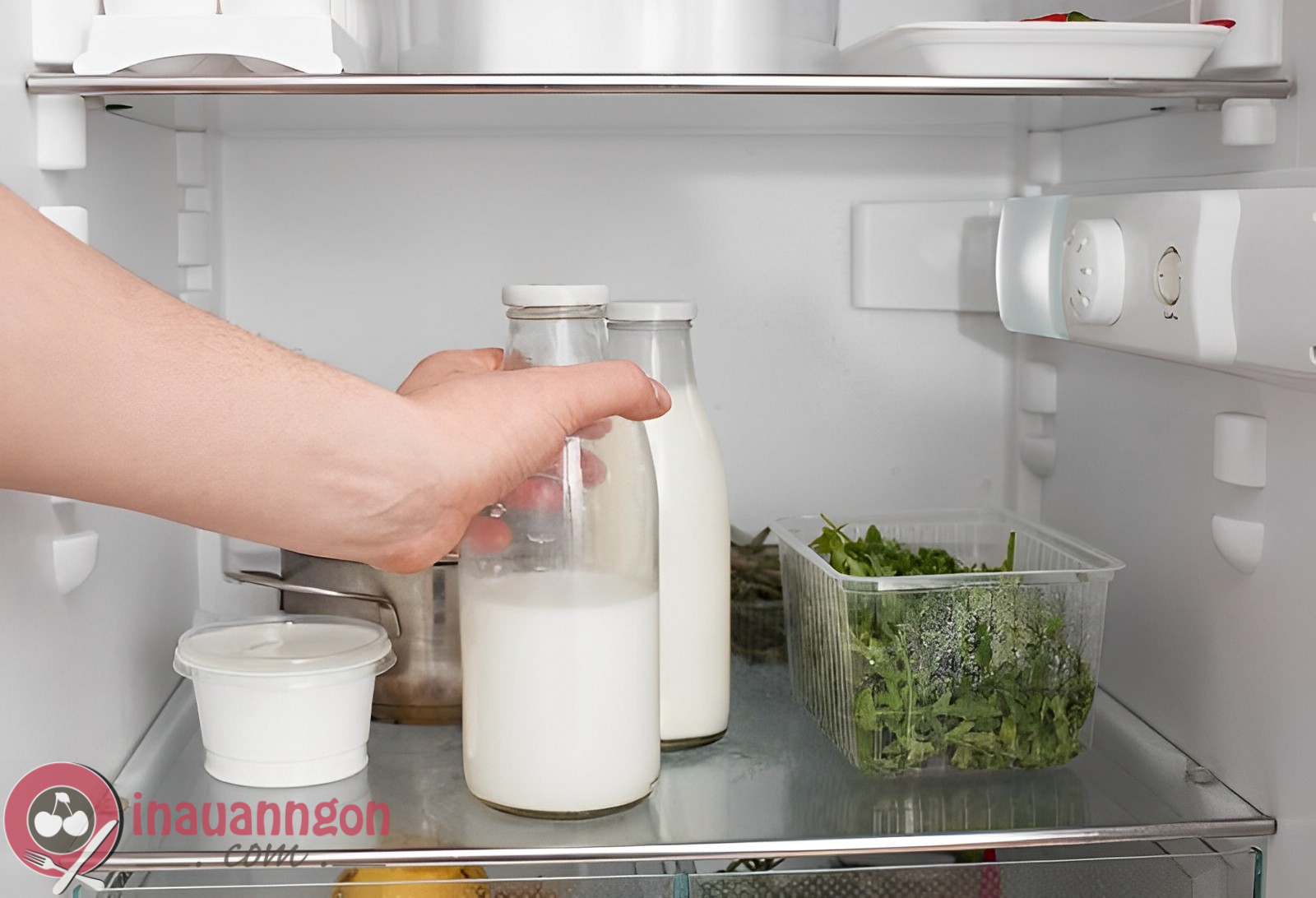 Cho sữa chua vào tủ lạnh để bảo quản 