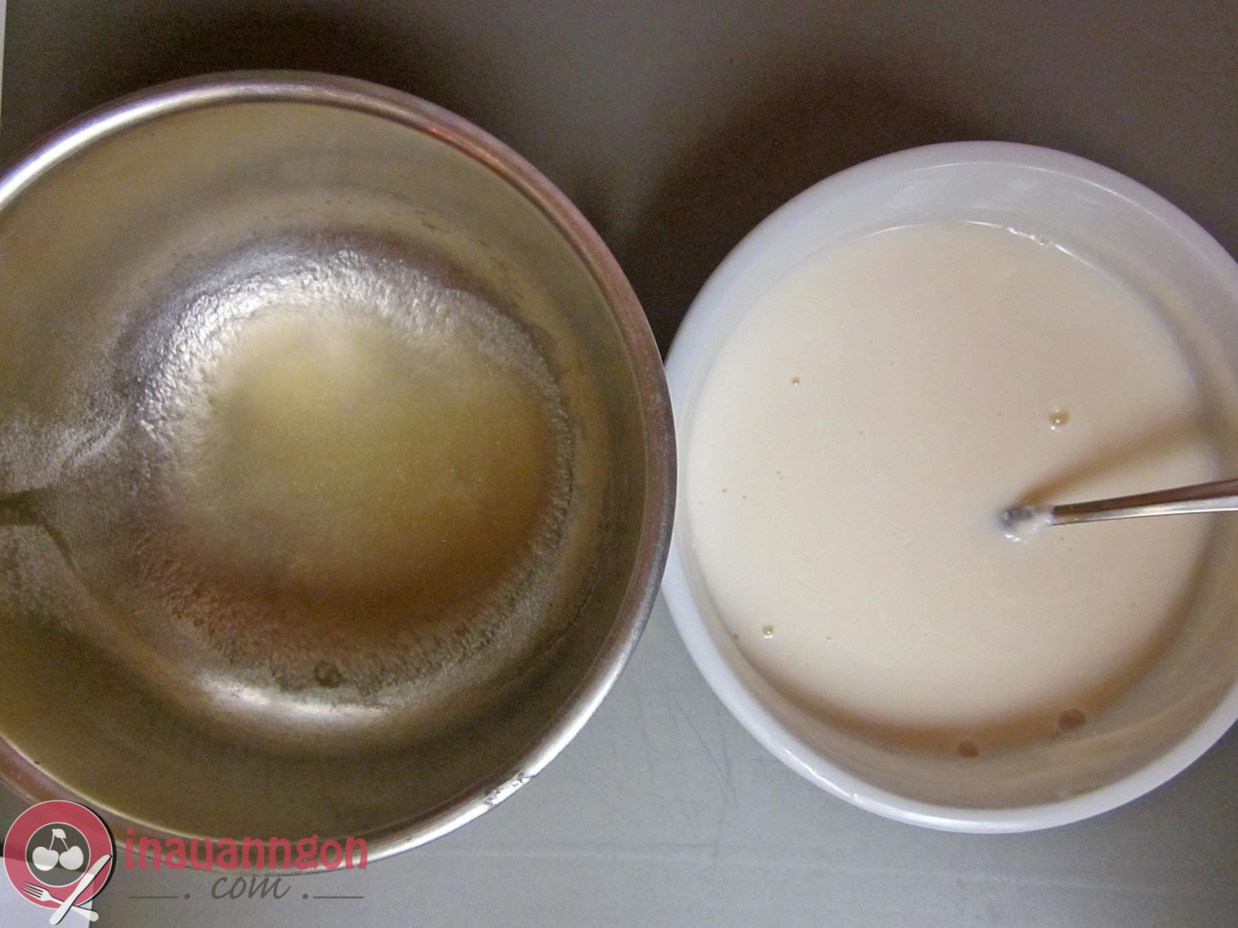 Trộn sữa chua với gel gelatin để tăng độ đông đặc cho sản phẩm