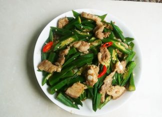 Đậu bắp xào thịt heo đậm vị thơm ngon, cực dễ làm