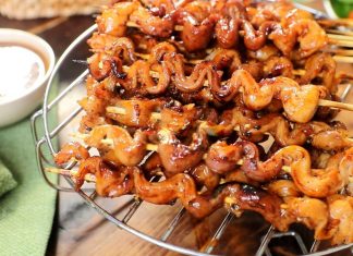 Công thức làm  lòng heo nướng ngũ vị hương tại nhà