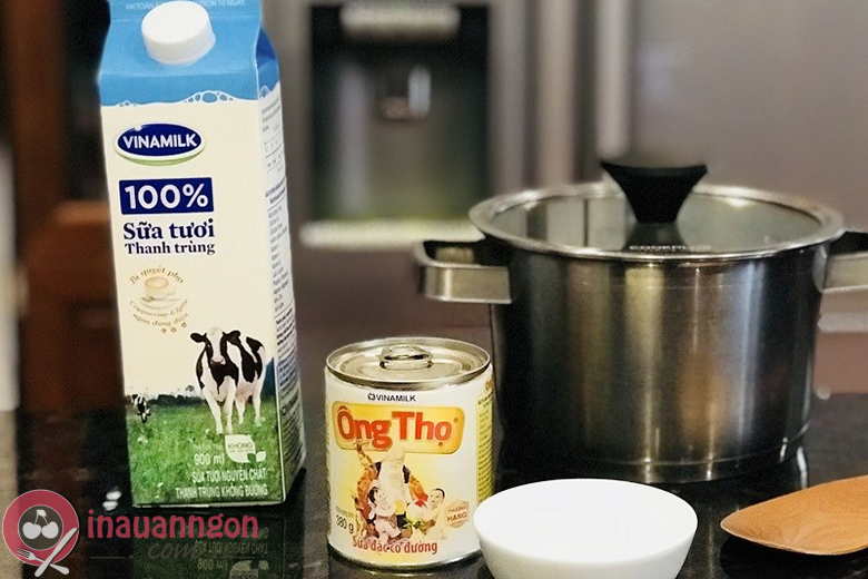Các nguyên liệu làm sữa chua úp ngược dễ chuẩn bị 